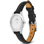 Orologio Donna DANIEL WELLINGTON Ophelia Mini Black Lizard Guilloché Silver - DW00100887