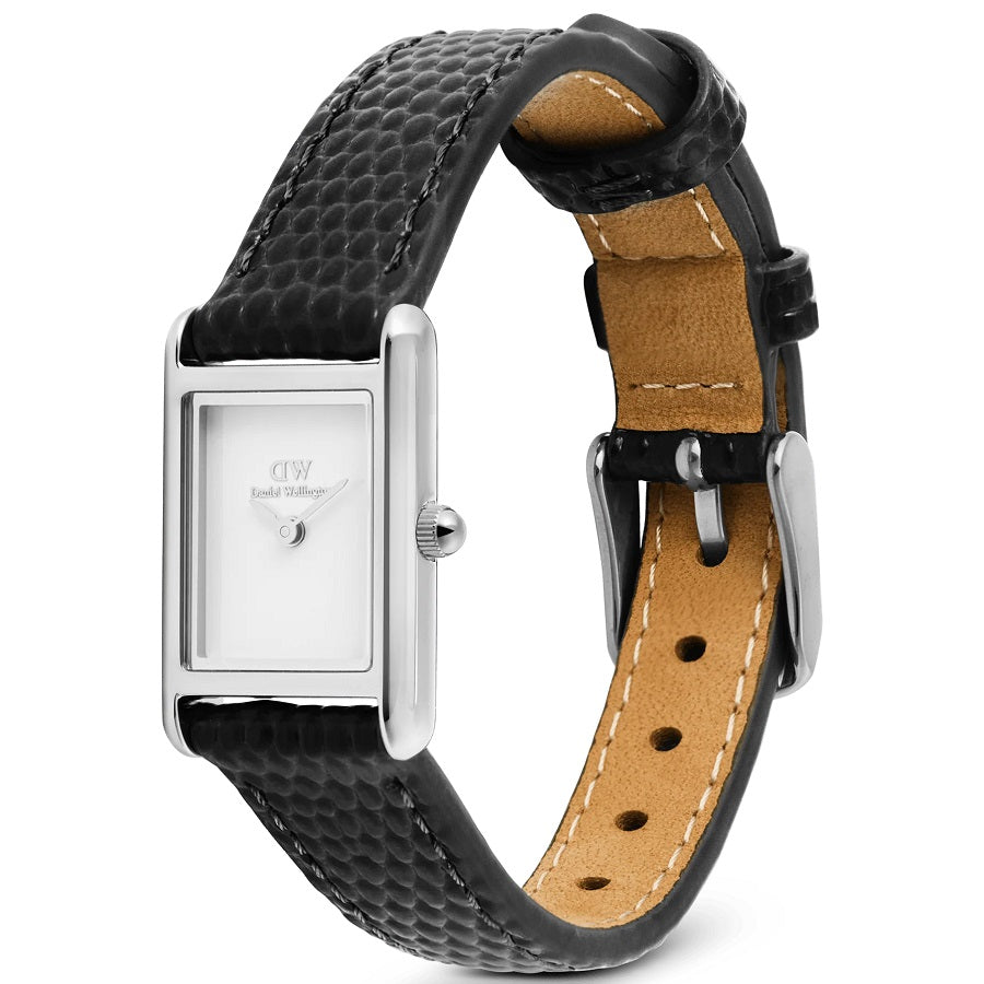 Orologio Donna DANIEL WELLINGTON Bound Mini Black Lizard Silver - DW00100901