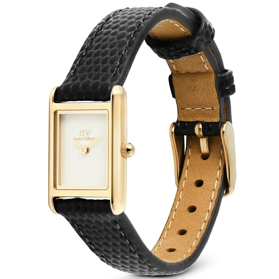 Orologio Donna DANIEL WELLINGTON Bound Mini Black Lizard Gold - DW00100903