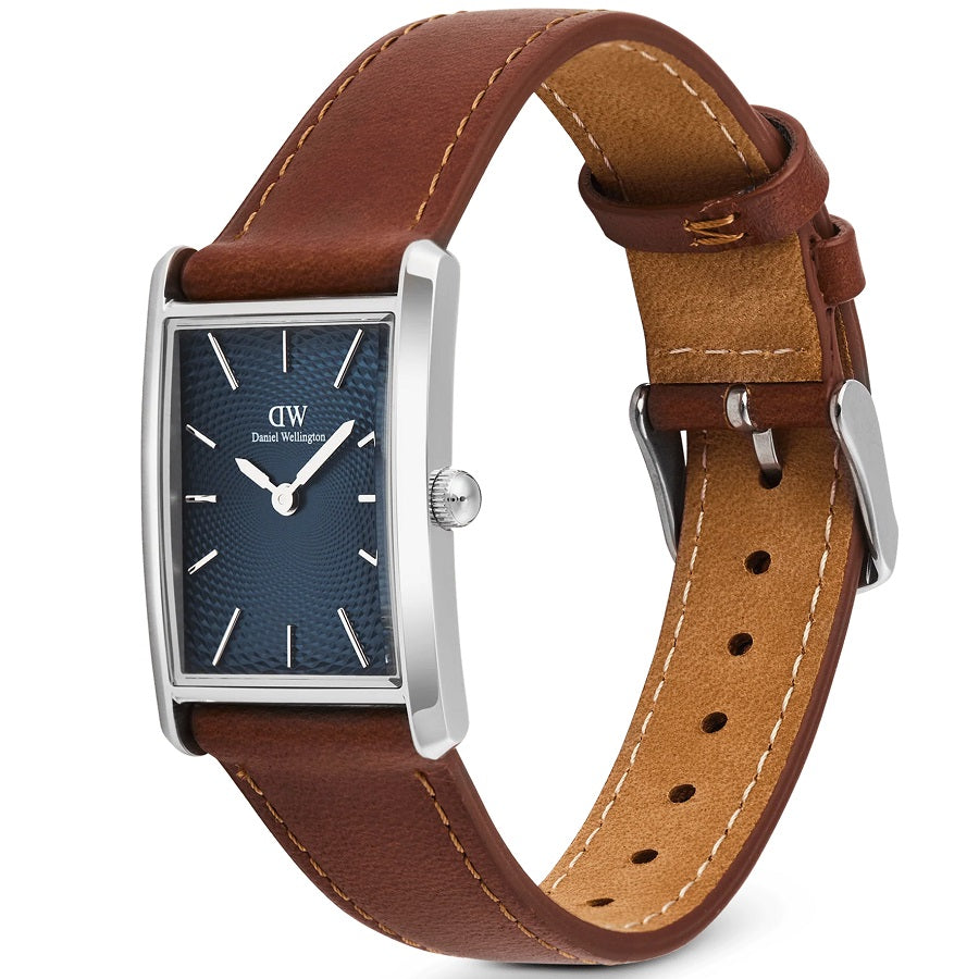 Orologio Unisex DANIEL WELLINGTON Bound Light Brown Arctic Guilloché Silver - DW00100900