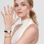 Orologio Donna DANIEL WELLINGTON Ophelia Mini Green Lizard Guilloché Gold - DW00100892 - immagine 3