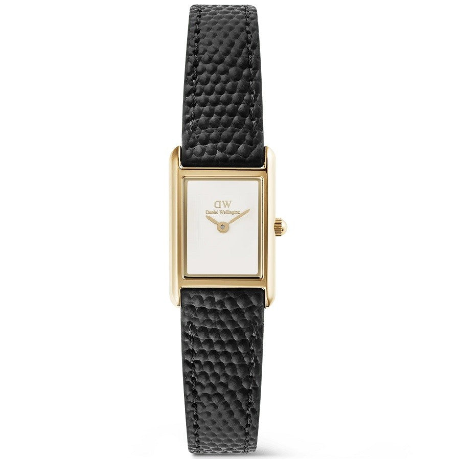 Orologio Donna DANIEL WELLINGTON Bound Mini Black Lizard Gold - DW00100903 - immagine 3