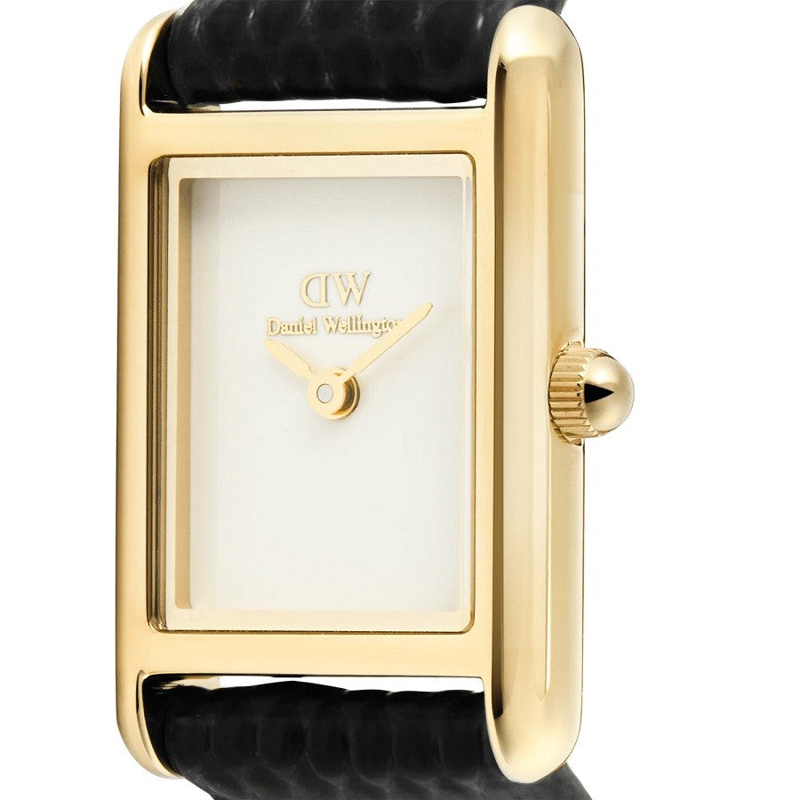 Orologio Donna DANIEL WELLINGTON Bound Mini Black Lizard Gold - DW00100903 - immagine 4