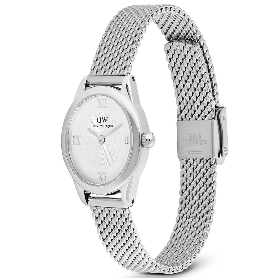 Orologio Donna DANIEL WELLINGTON Ophelia Mini Mesh White Silver - DW00100938