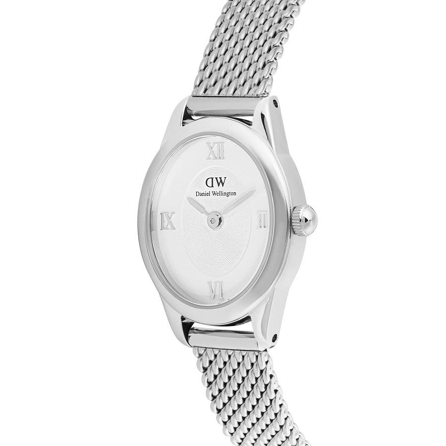 Orologio Donna DANIEL WELLINGTON Ophelia Mini Mesh White Silver - DW00100938 - immagine 4