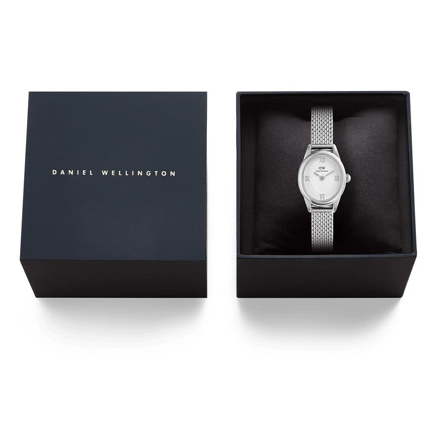 Orologio Donna DANIEL WELLINGTON Ophelia Mini Mesh White Silver - DW00100938 - immagine 6
