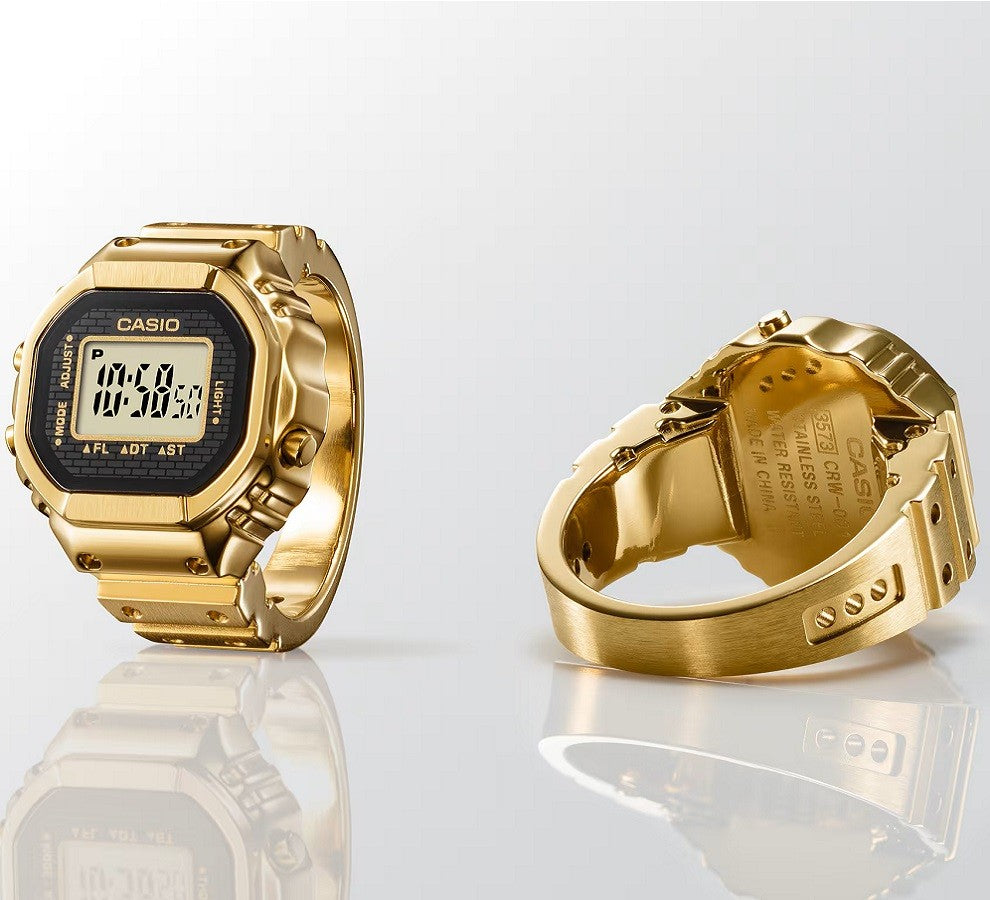 Orologio Anello Donna CASIO Vintage - CRW-001G-9ER - immagine 3