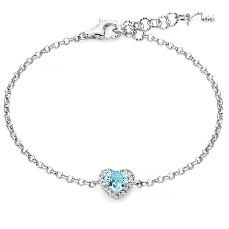 Bracciale Donna MILUNA Gemma del Cielo 925 - BRD1252