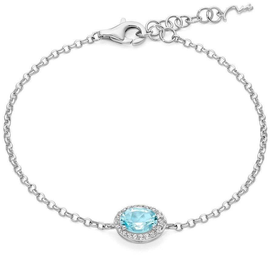Bracciale Donna MILUNA Gemma del Cielo 925 - BRD1256