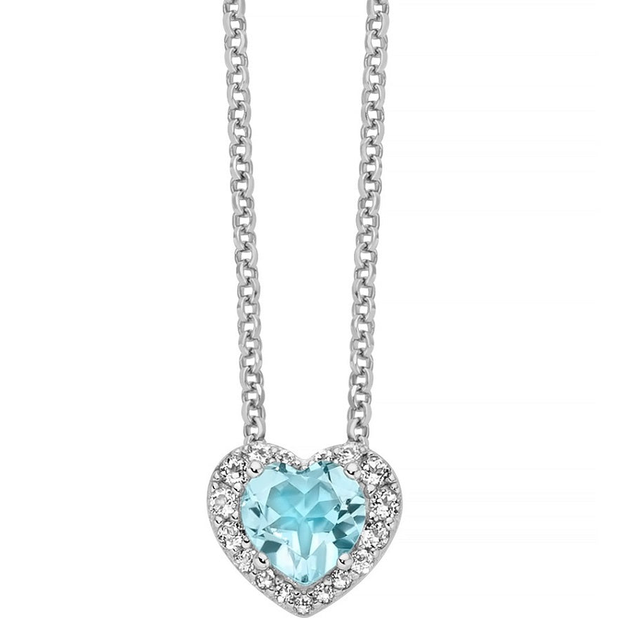 Collana Donna MILUNA Gemma del Cielo 925 - CLD5433