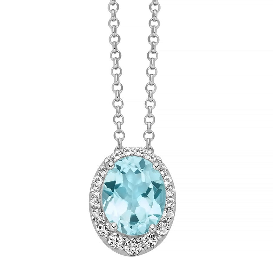 Collana Donna MILUNA Gemma del Cielo 925 - CLD5441