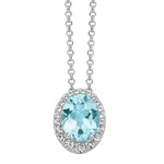 Collana Donna MILUNA Gemma del Cielo 925 - CLD5441
