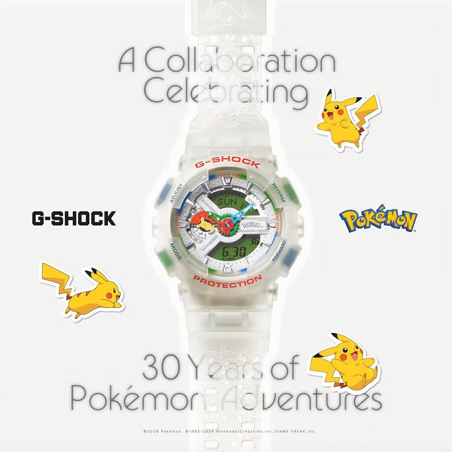 Orologio Uomo CASIO G-Shock x Pokémon - GA-110PKM-7AER