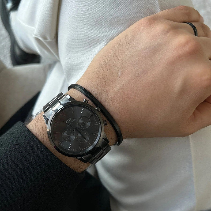 Bracciale Uomo DANIEL WELLINGTON Classic Black - DW00400382 - immagine 3