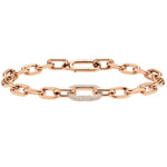 Bracciale Donna DANIEL WELLINGTON Crystal Link Rose Gold - DW00400575