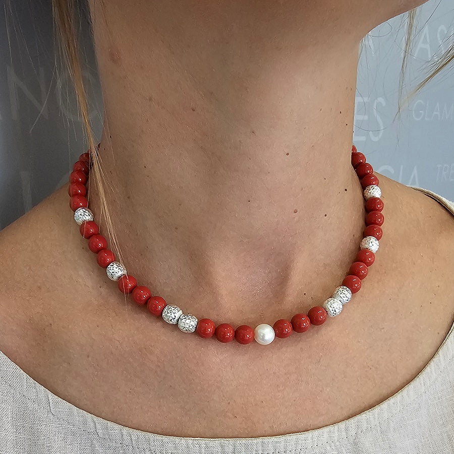 Collana Donna MILUNA Terra e Mare - PCL6177