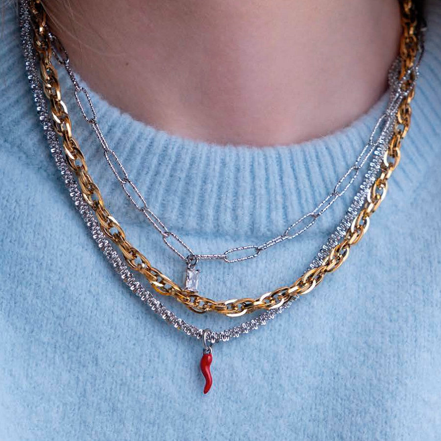 Collana Donna 4US CESARE PACIOTTI Saint Chili - 4UBR8990W - immagine 2