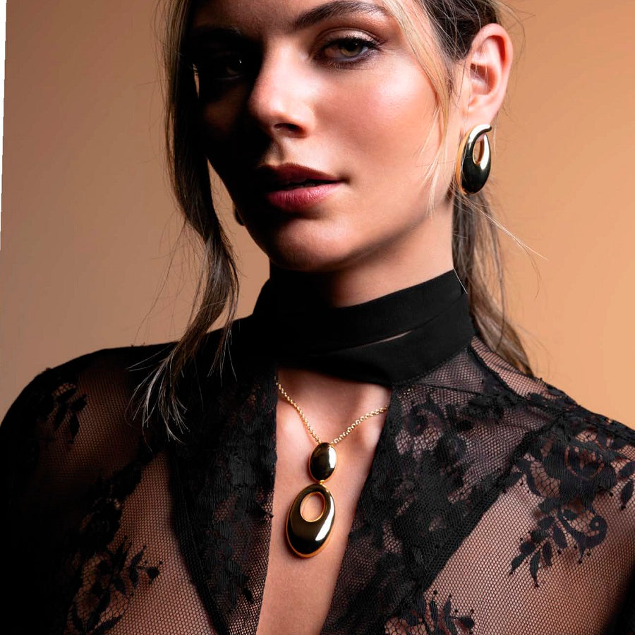 Collana Donna 4US CESARE PACIOTTI Liquid Shapes - 4UCL9090W - immagine 2
