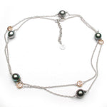 Collana Donna DAMIANI in oro e perle coltivate collezione Ninfea  -  20019456