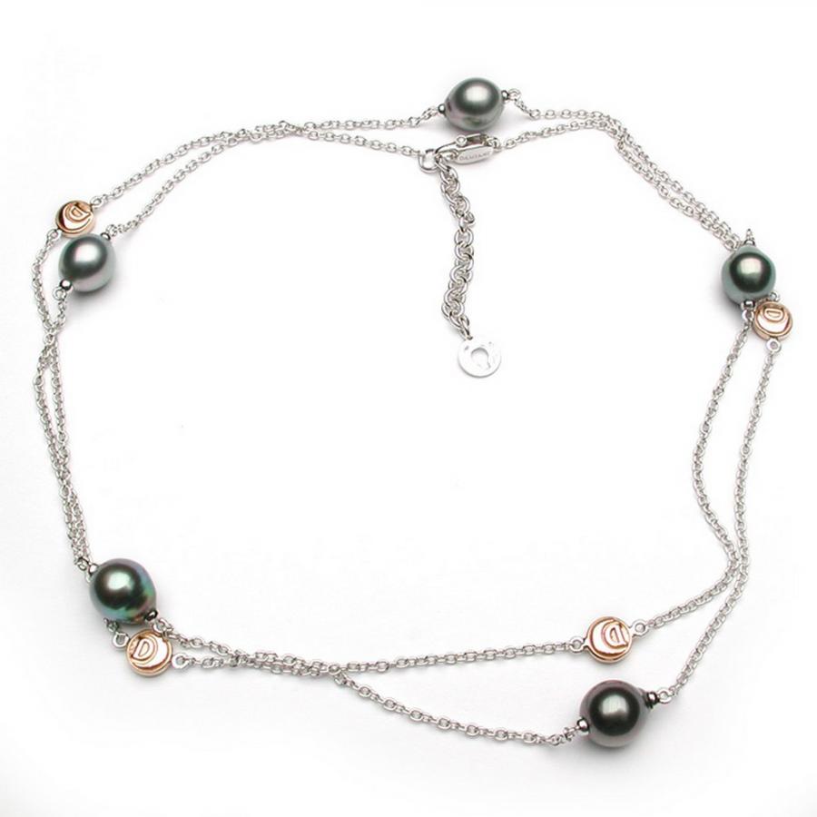 Collana Donna DAMIANI in oro e perle coltivate collezione Ninfea  -  20019456