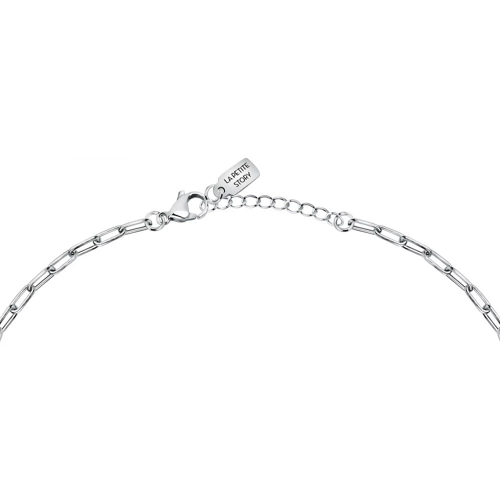 Collana Donna La Petite Story LPS10ASD01 in acciaio rodiato collezione Love - immagine 2
