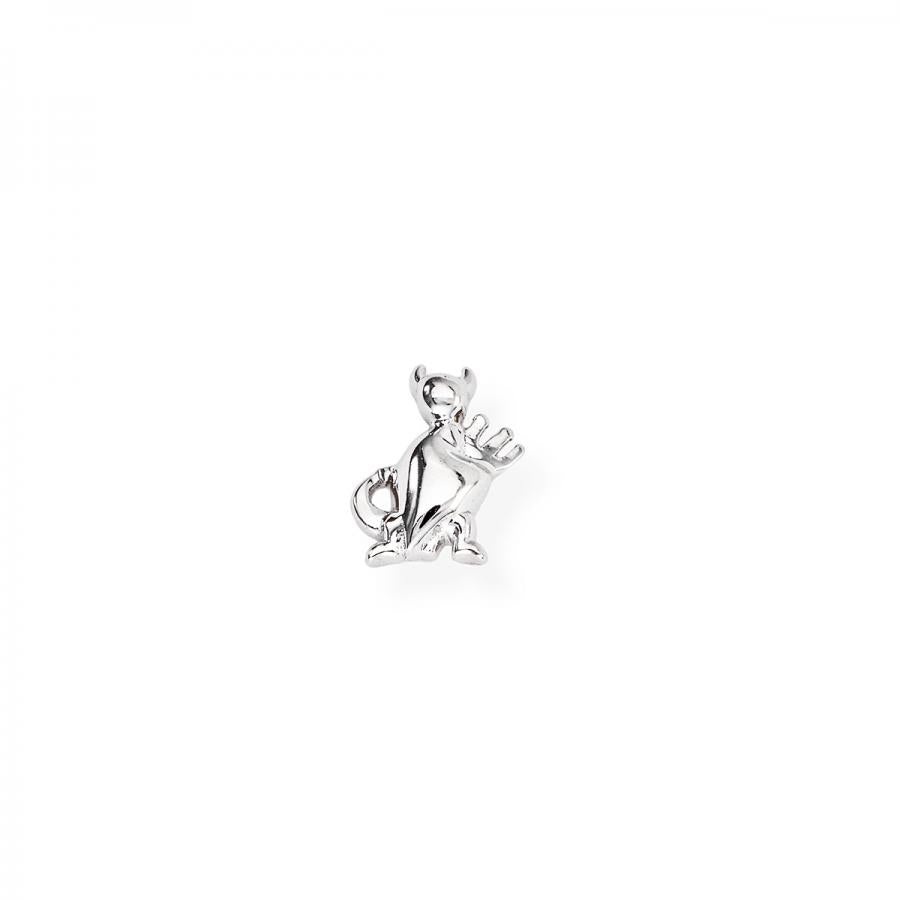 Mono Orecchino Donna Amen EB26 in argento 925 rodiato a forma di diavoletto