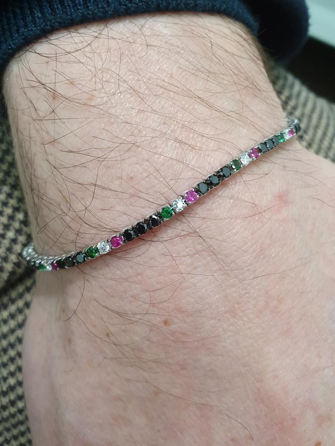Bracciale Tennis Uomo CRIERI Color - BTECOK280YZP190