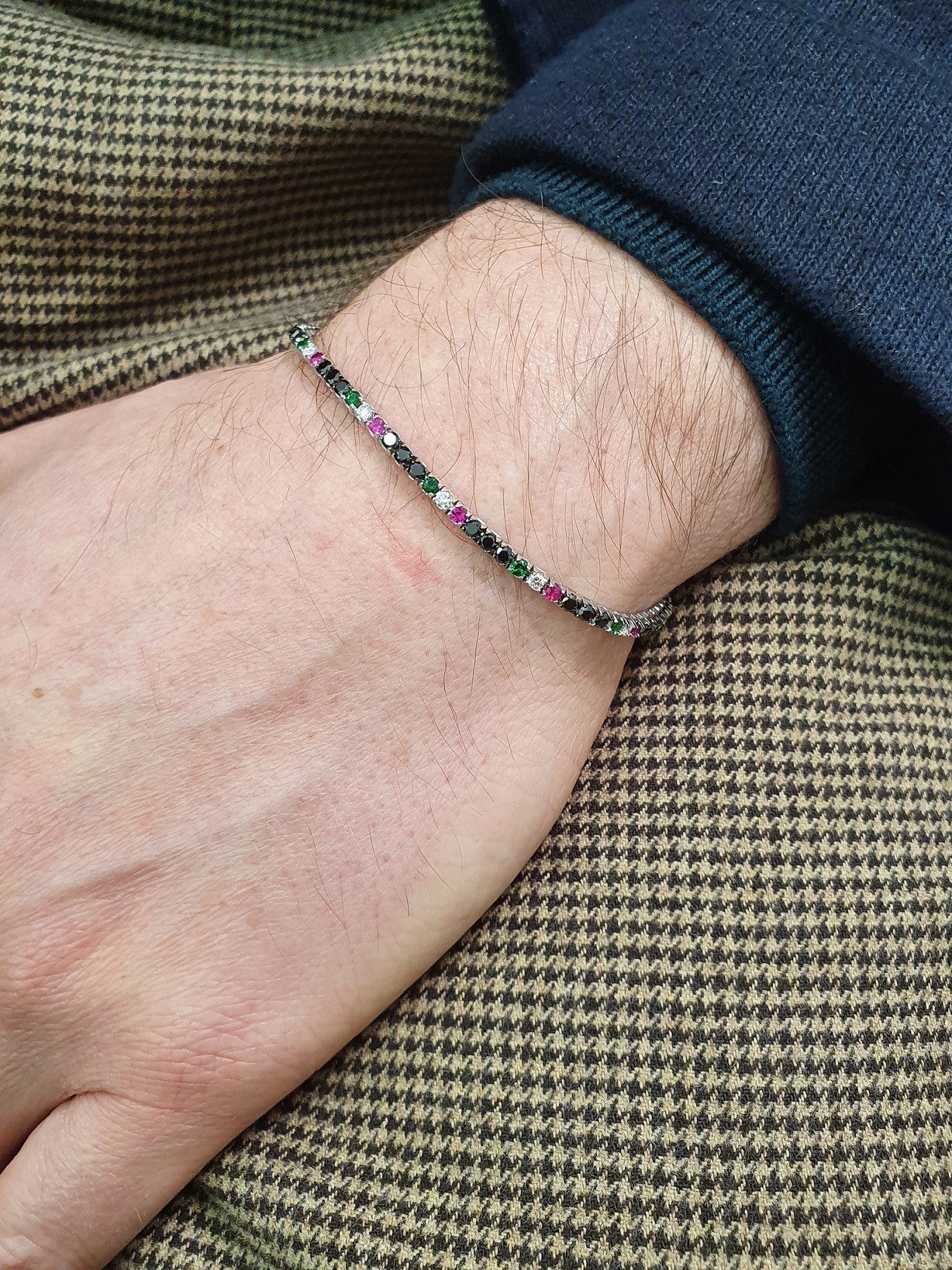 Bracciale Tennis Uomo CRIERI Color - BTECOK280YZP190