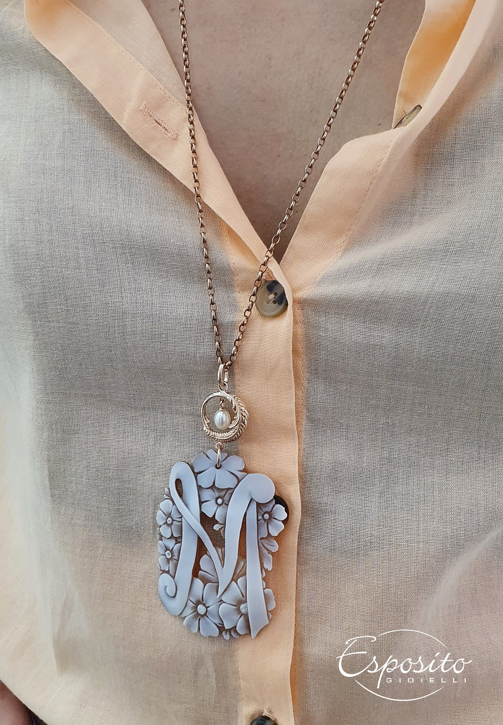 Ciondolo Donna CAMEO ITALIANO Elysee - PPR3-R 03 - immagine 2
