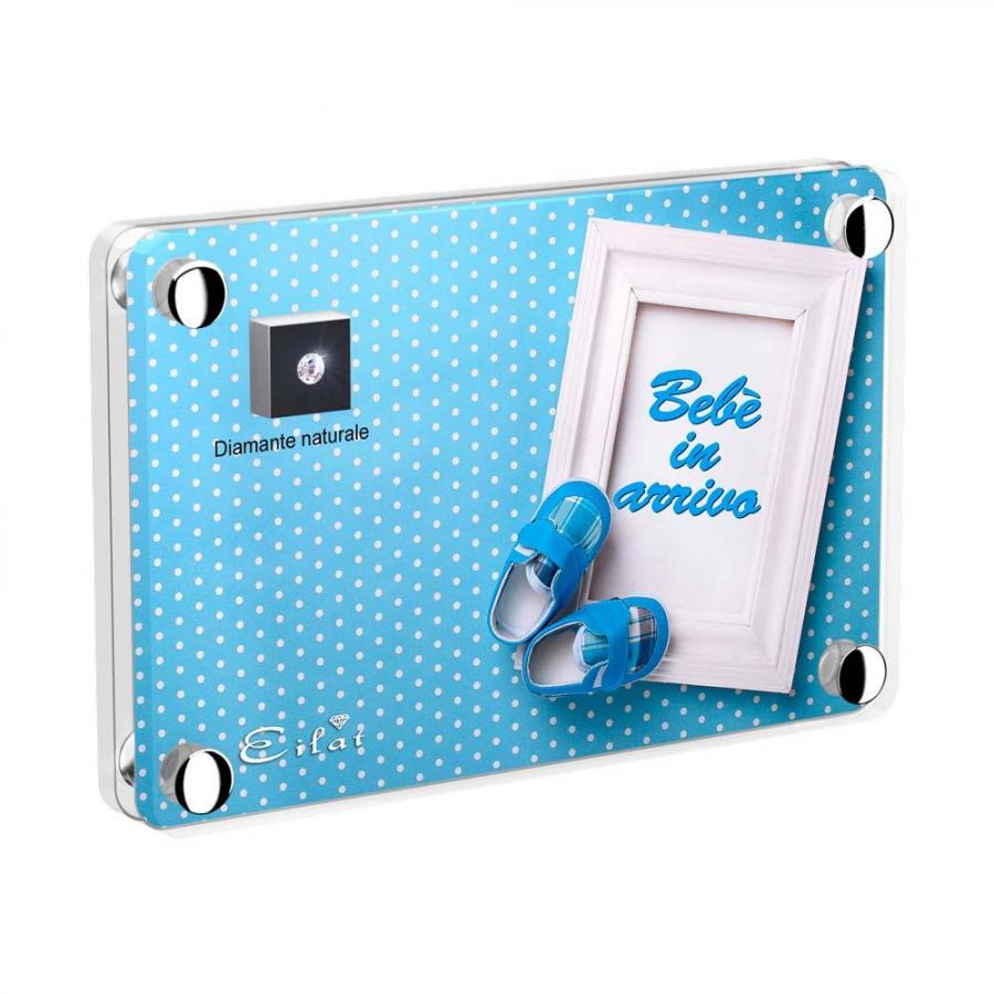 Blister Diamante EILAT DIAMONDS Nascita Bimbo - LE006D