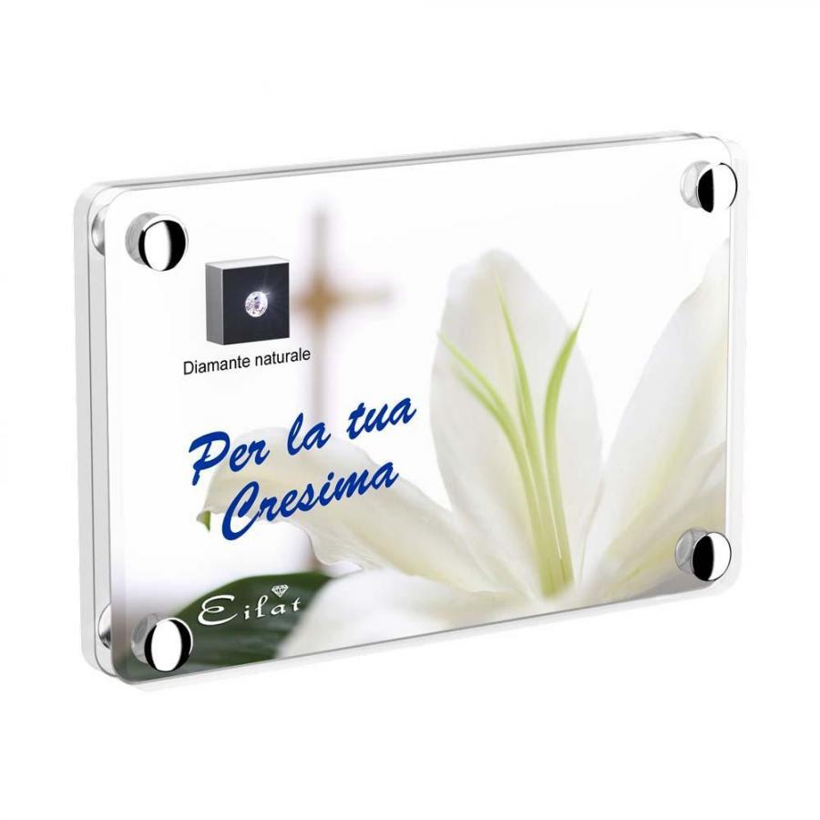 Blister Diamante EILAT DIAMONDS Cresima - LE004D