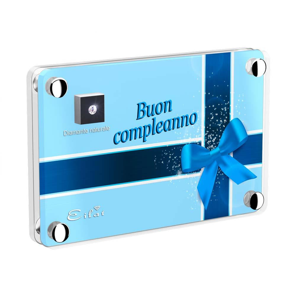 Blister Diamante EILAT DIAMONDS Compleanno - LE009D - immagine 3