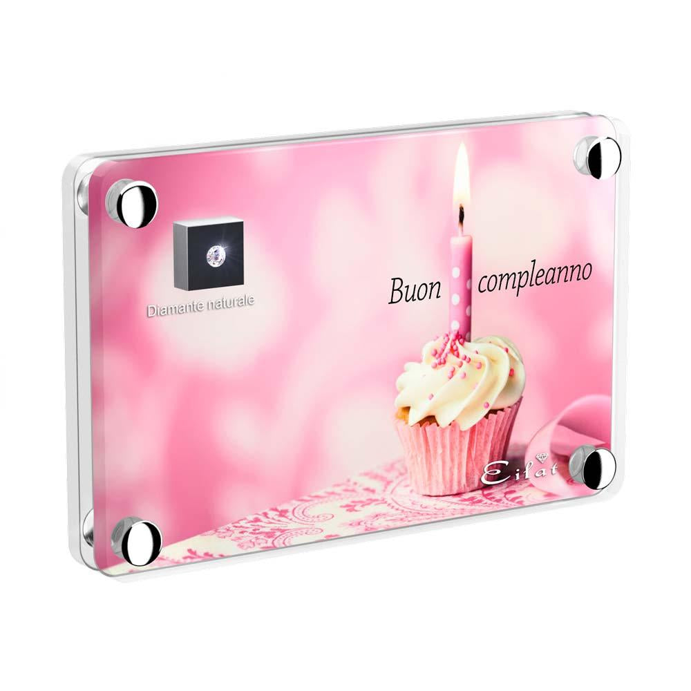 Blister Diamante EILAT DIAMONDS Compleanno - LE018D