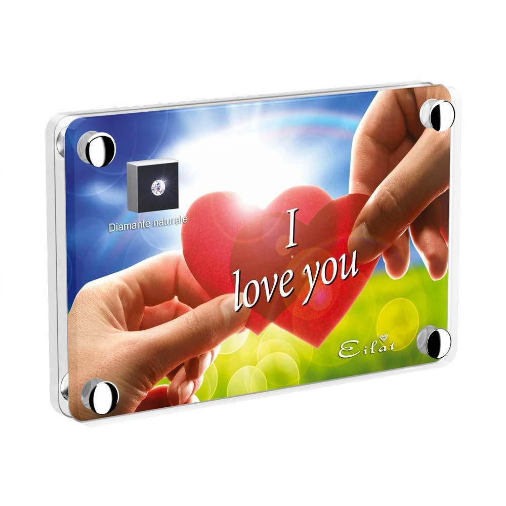 Blister Diamante EILAT DIAMONDS Love - LE008D