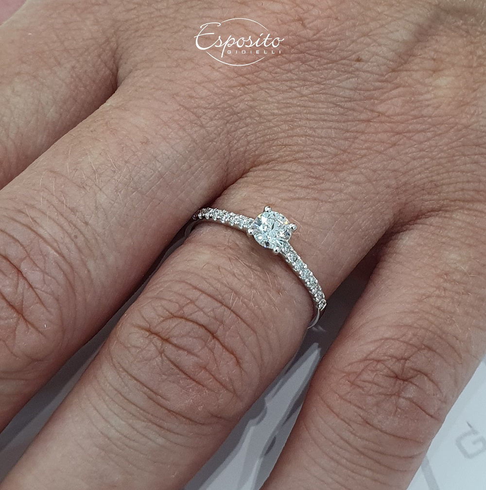 Anello Donna GIORGIO VISCONTI in oro con diamanti  -  ABX16101 - immagine 2