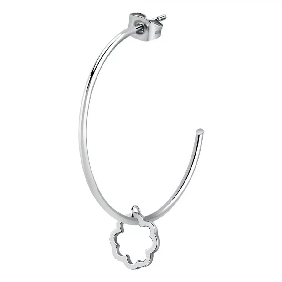 Mono Orecchino Donna La Petite Story LPS02AQM17 in acciaio rodiato collezione Single Earrings