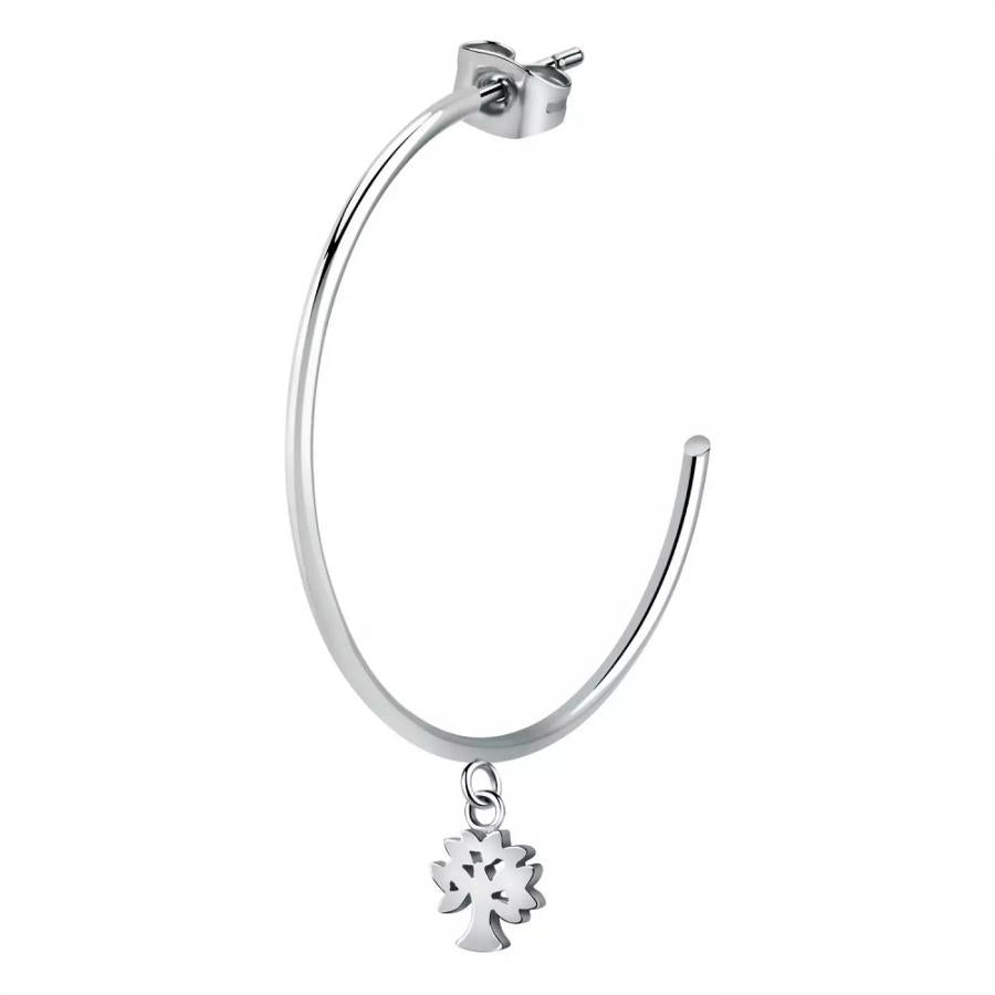 Mono Orecchino Donna La Petite Story LPS02AQM19 in acciaio rodiato collezione Single Earrings