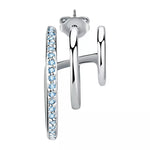 Mono Orecchino Donna La Petite Story LPS02AQM21 in ottone rodiato collezione Single Earrings - immagine 2