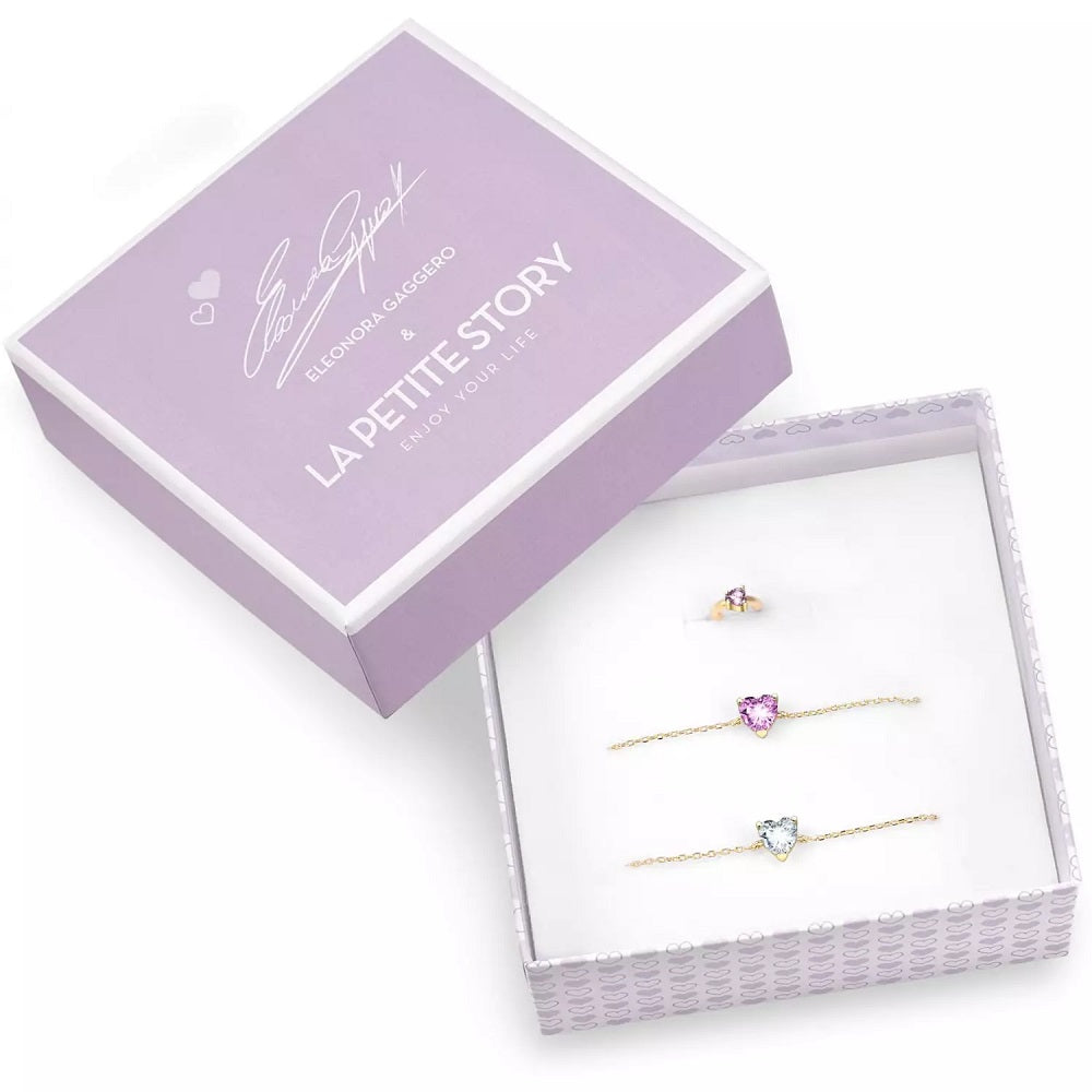Set Bracciali e Monorecchino LA PETITE STORY Love - LPS05ASD32 - immagine 4