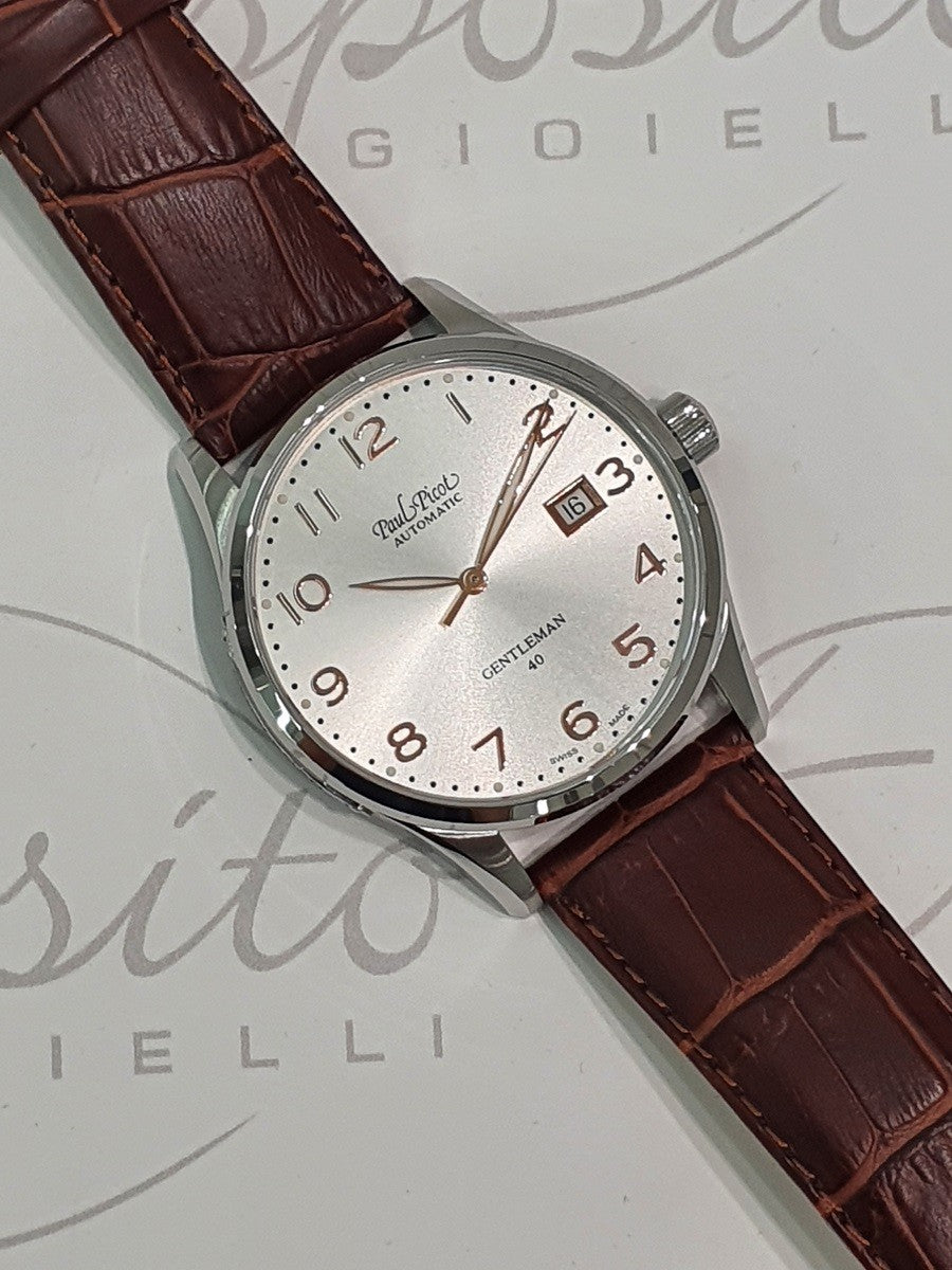 Orologio Uomo PAUL PICOT Gentleman 40 mm - N4104/SILVER