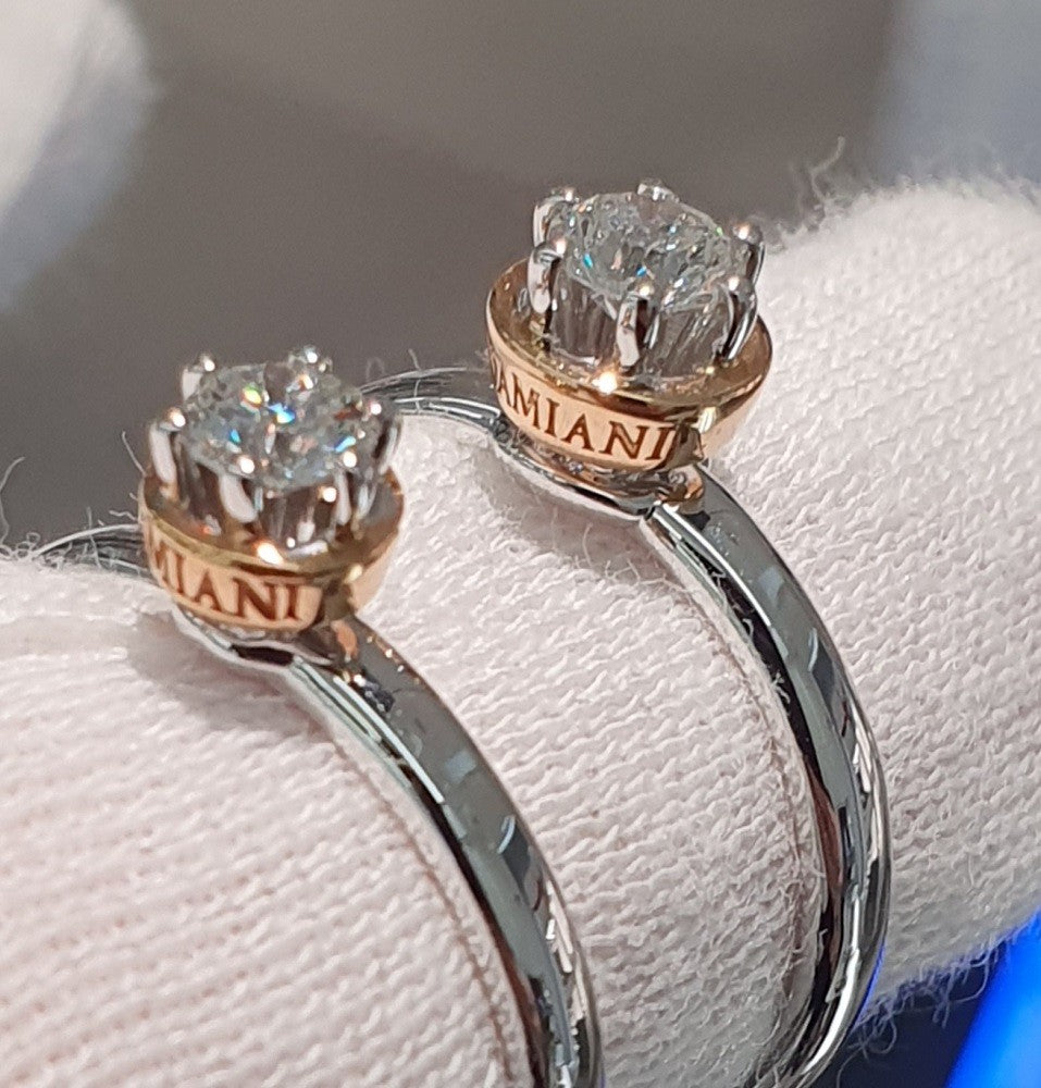 Anello Donna DAMIANI in oro e diamante collezione Queen  -  81055070