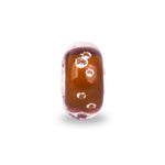 Beads Trollbeads TGLBE-00220   “Diamante al Cacao” in vetro