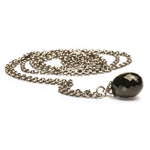 Collana Trollbeads TAGFA-00004 “Collana D’Argento con Onice Nero” in argento 925 lunghezza 90 cm