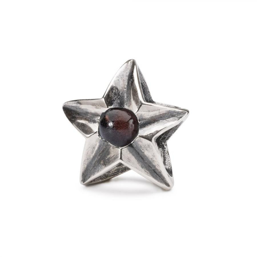 Beads Trollbeads TAGBE-00261  “Stella dell’Energia”  in argento 925 e pietra preziosa