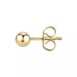 Mono Orecchino Donna La Petite Story LPS02ARQ120 in acciaio pvd gold con sfera Ø 4 mm collezione Single Earrings - immagine 2