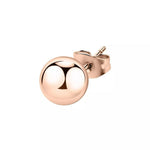 Mono Orecchino Donna La Petite Story LPS02ARQ125 in acciaio pvd rose gold con sfera Ø 8 mm collezione Single Earrings