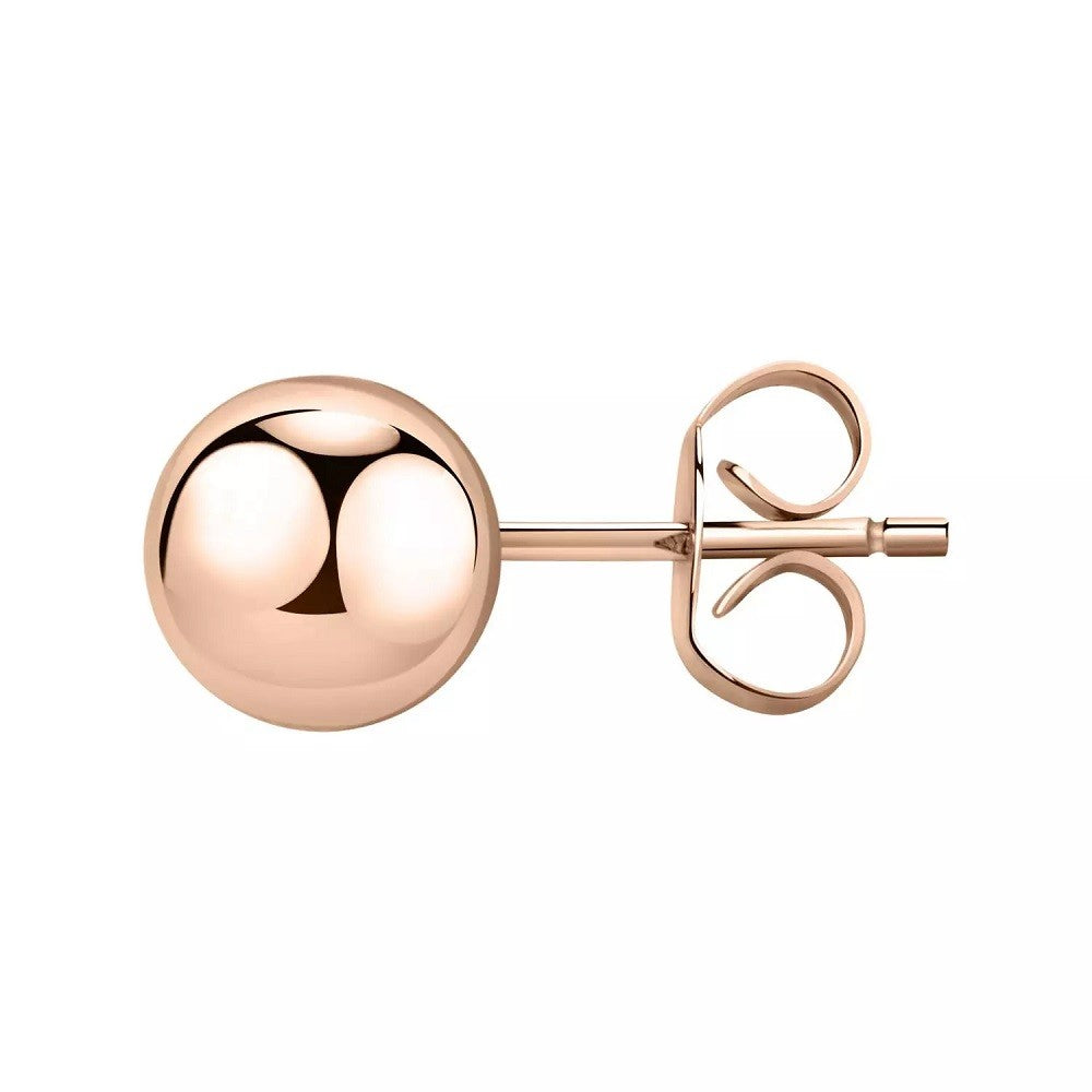 Mono Orecchino Donna La Petite Story LPS02ARQ125 in acciaio pvd rose gold con sfera Ø 8 mm collezione Single Earrings