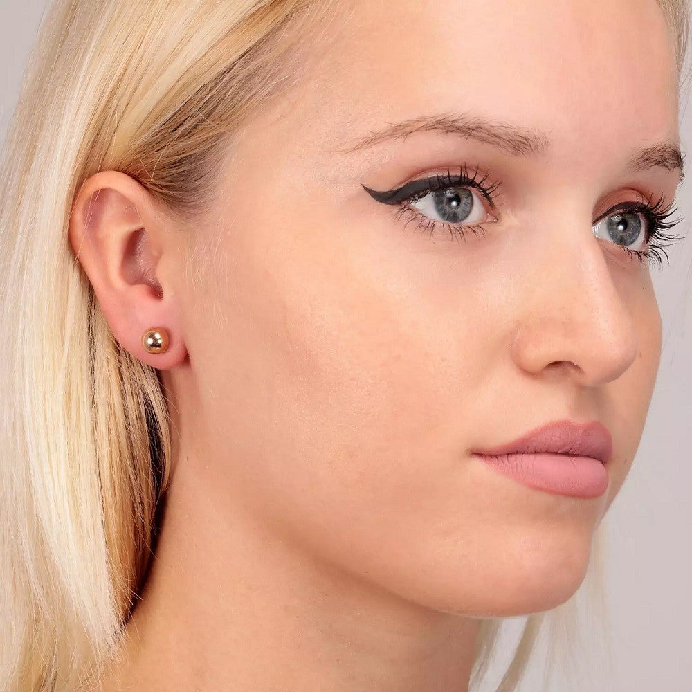 Mono Orecchino Donna La Petite Story LPS02ARQ125 in acciaio pvd rose gold con sfera Ø 8 mm collezione Single Earrings - immagine 4