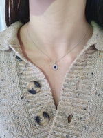 Collana Donna GIORGIO VISCONTI in oro, zaffiro blu e diamanti  -  GB38963BZ