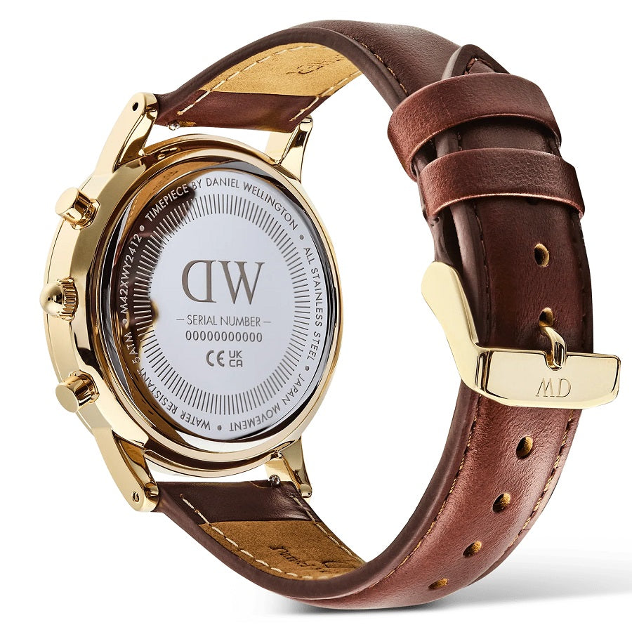 Orologio Uomo DANIEL WELLINGTON Iconic Chronograph St Mawes Emerald Gold - DW00100876 - immagine 4